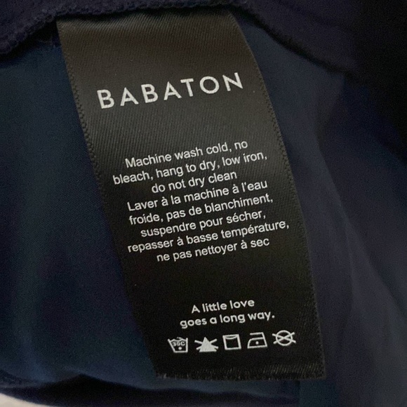 Navy Babaton pull on pants - Picture 7 of 8